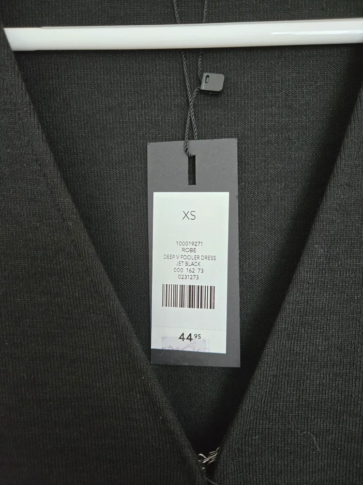 Dynamite Deep V Fooler Dress - XS Black image indicator(4)