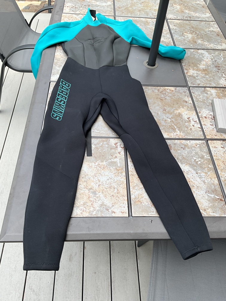 Bare Skins Wetsuit - Black & Teal