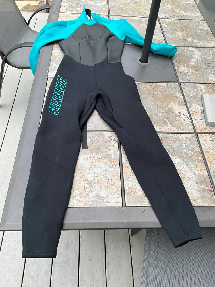 Bare Skins Wetsuit - Black & Teal thumbnail