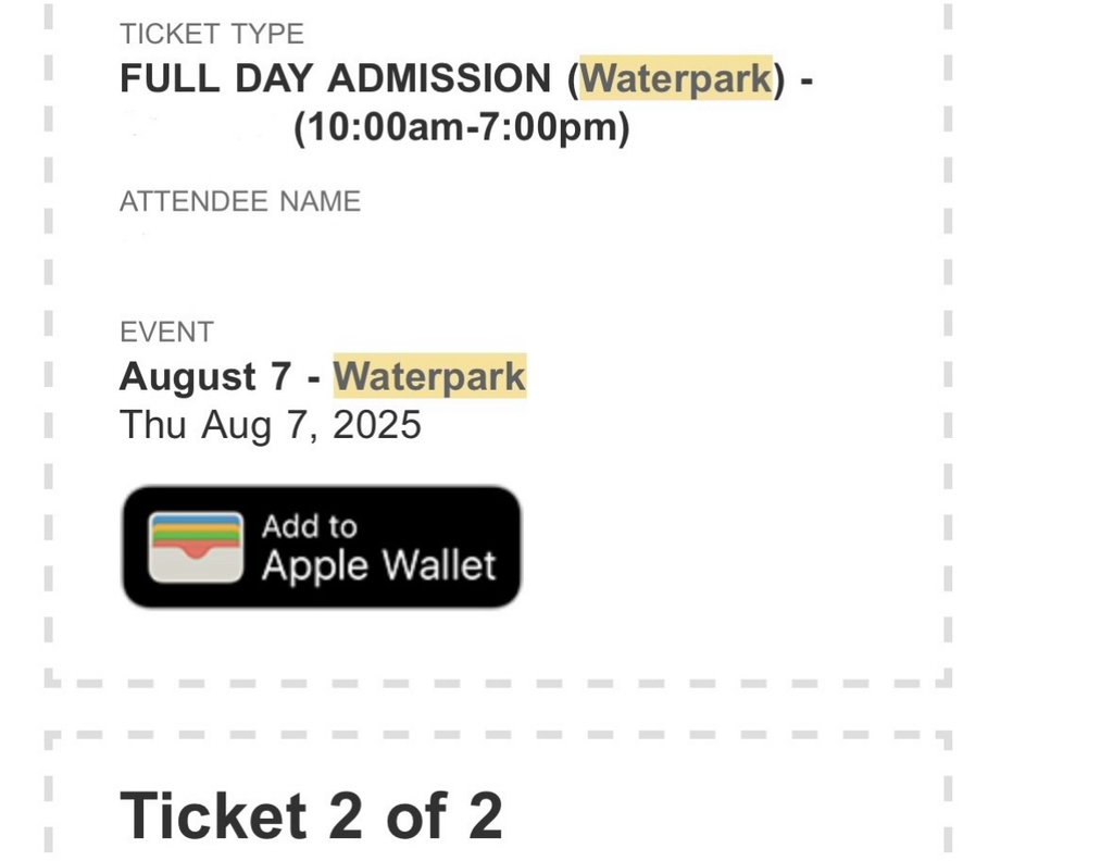 Cultus Lake Waterpark Ticket - Aug 7, 2025 - photo 2