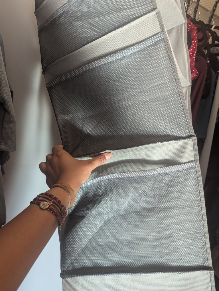 Hanging Closet Organizer - Gray - photo 4