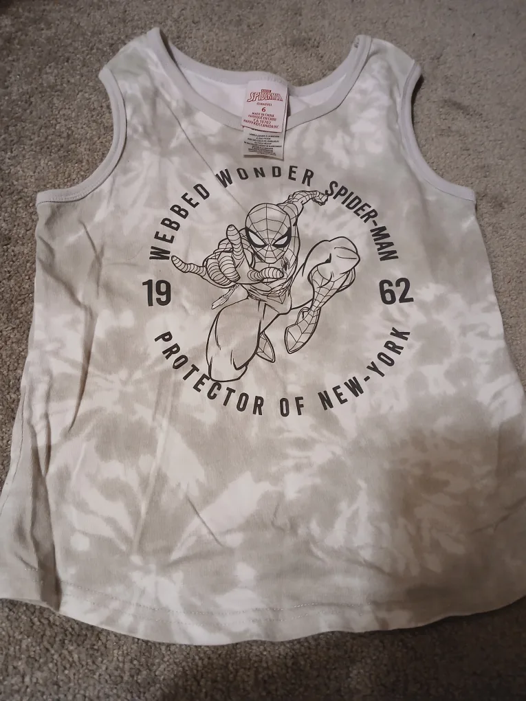 Spiderman Tank Top - Size 6 thumbnail