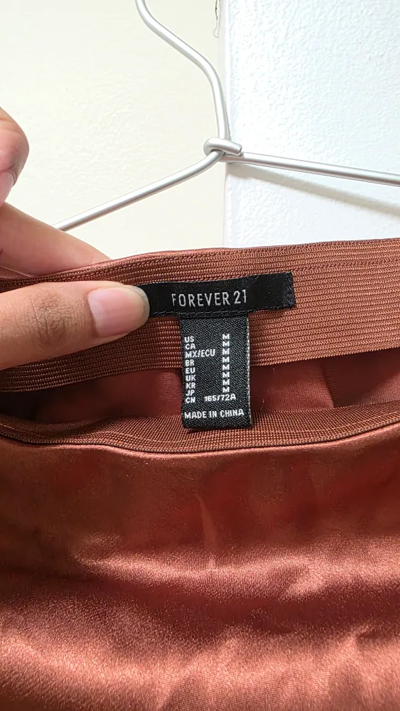 Forever 21 Bronze Skirt - Size M image indicator(2)