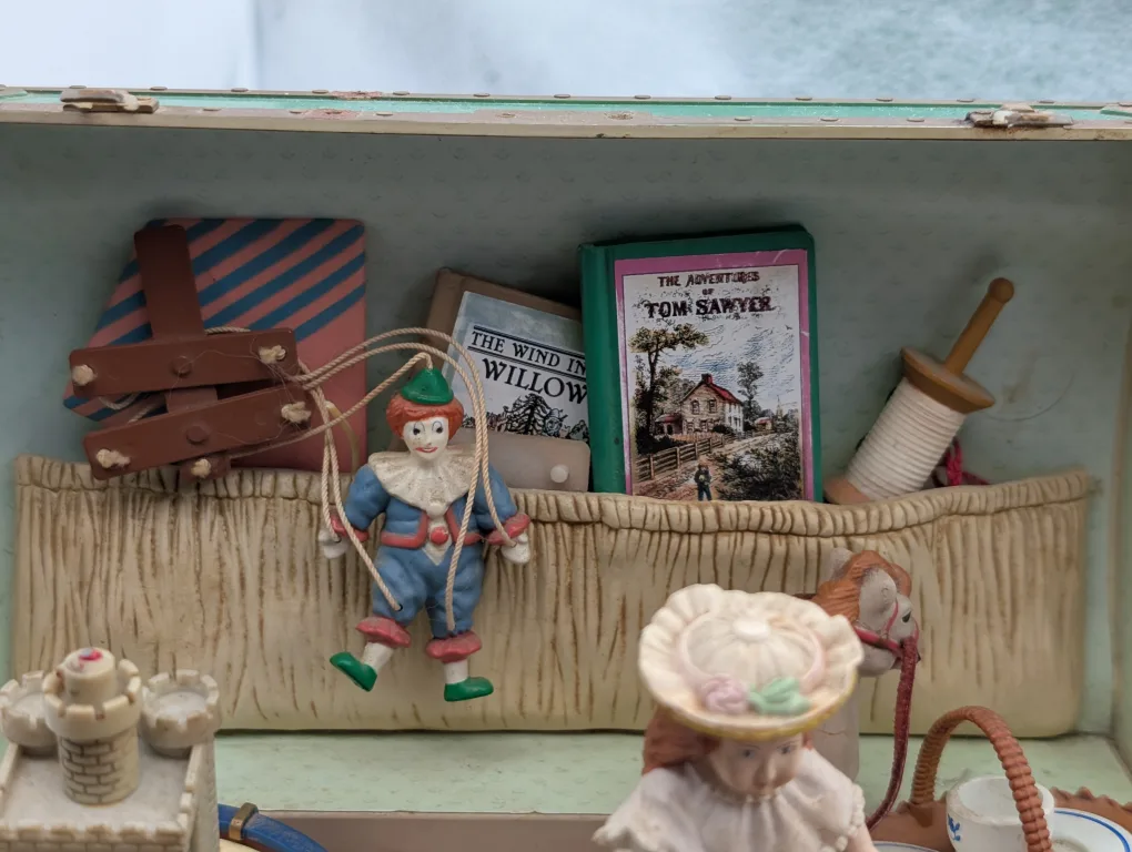 Vintage Enesco "Treasure Chest of Toys" 1988 Music Box image indicator(4)