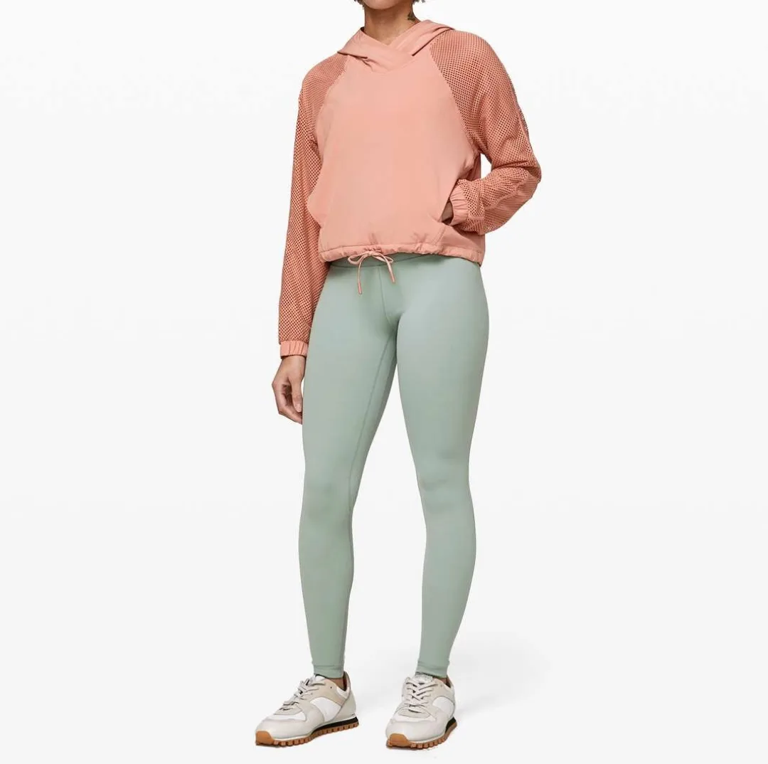 Lululemon Catch a Breeze Crop Pullover - Salmon - size S image indicator(3)