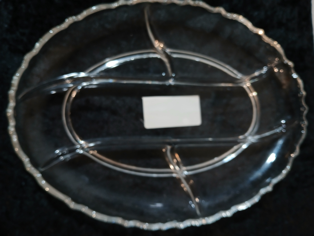 Serving Platter Clear Glass