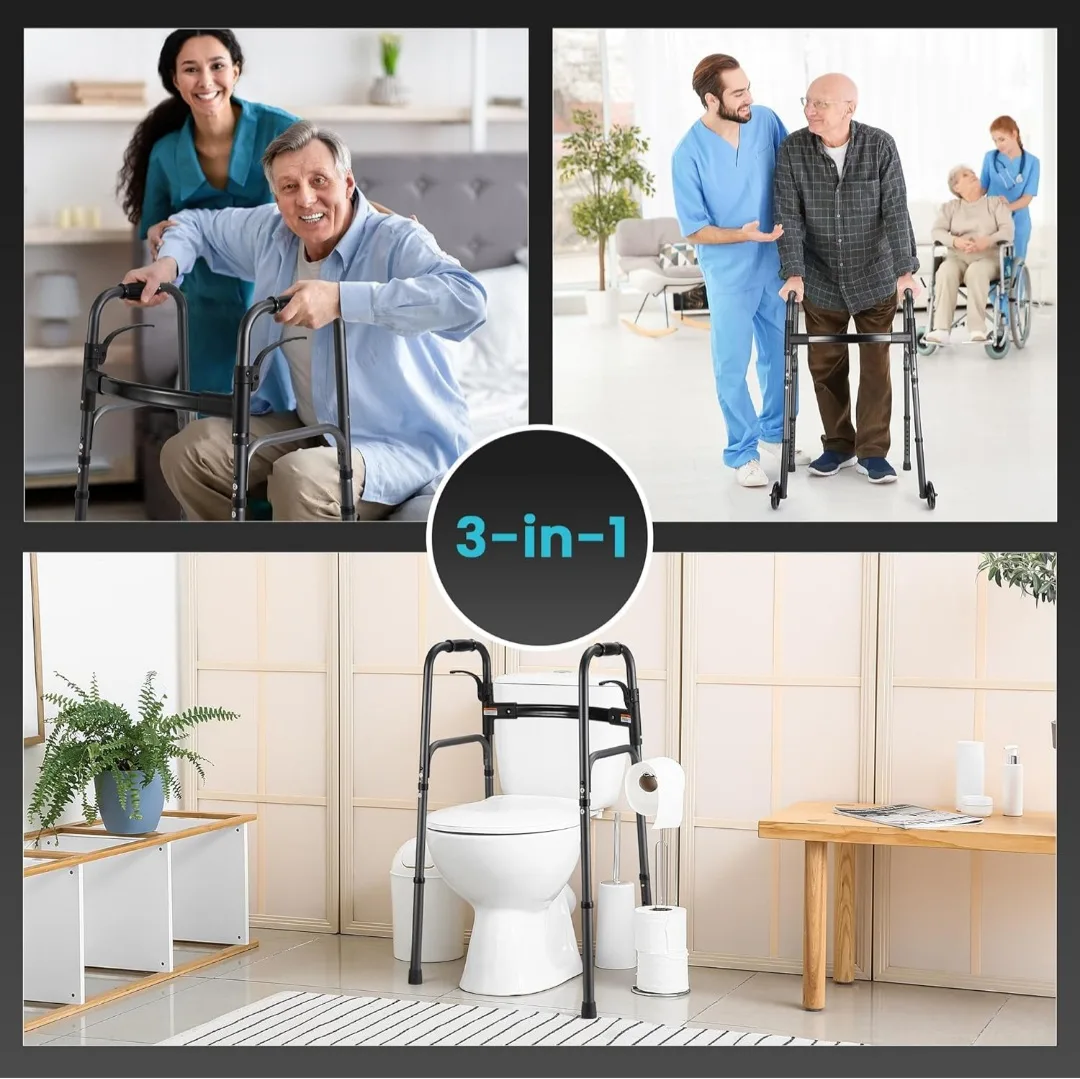 FOLDING WALKER - Charcoal Grey image indicator(2)