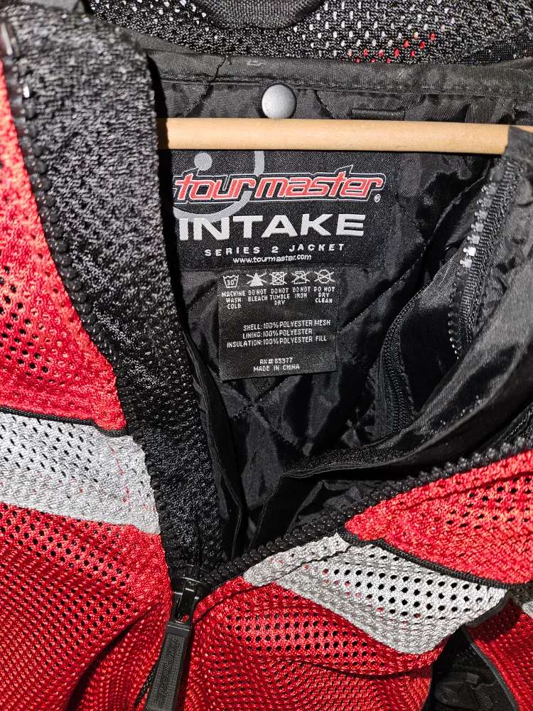 Tourmaster Intake Air 2 Jacket - Red/Black - SML image indicator(3)