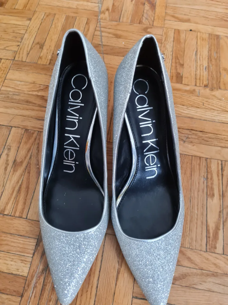 Calvin Klein Silver Heels image indicator(2)