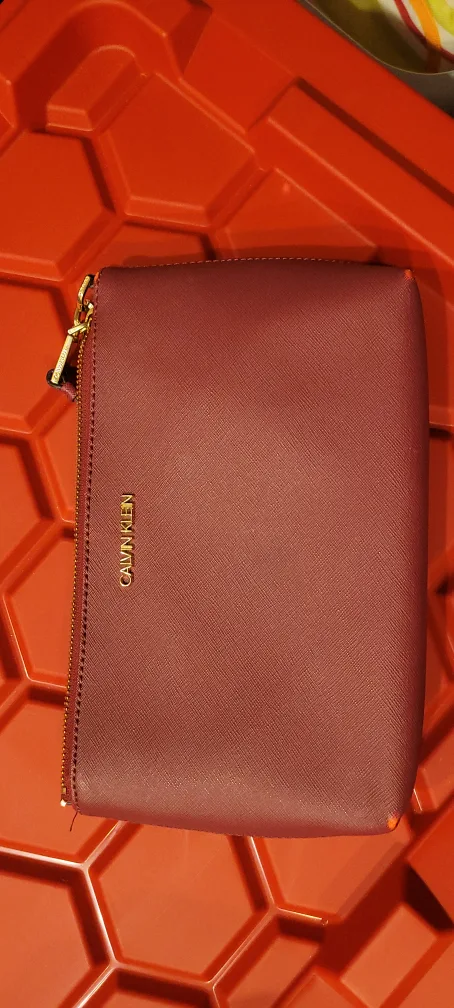 Calvin Klein Burgundy Wristlet thumbnail