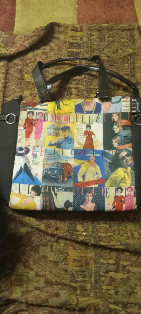 Elle Magazine Print Tote Bag thumbnail