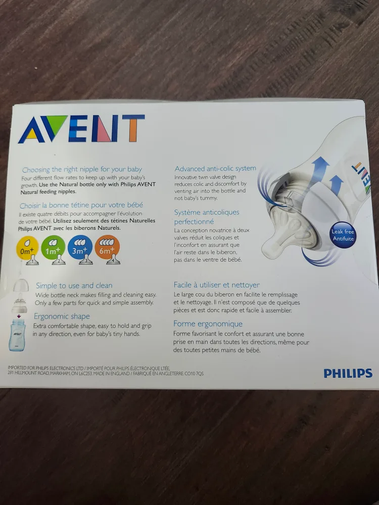 Philips Avent Natural Baby Bottles, 3-Pack image indicator(2)