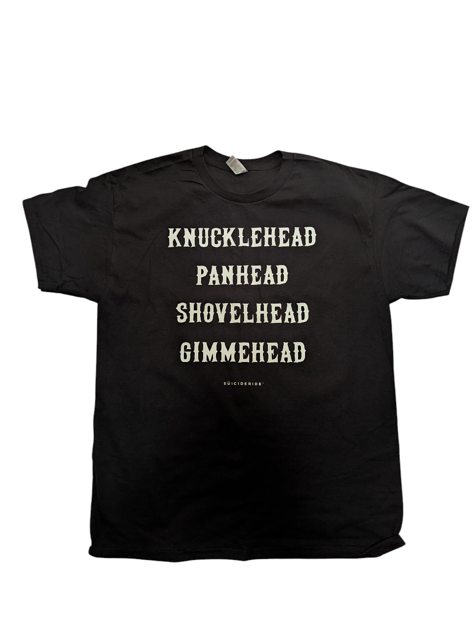 NEW LARGE MENS Motorcycle T-shirt Knucklehead Panhead Shovelhead - photo 2