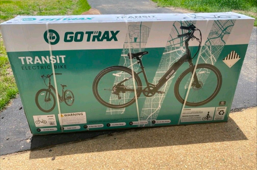GOTRAX Transit Electric Bike - Black - New in Box!