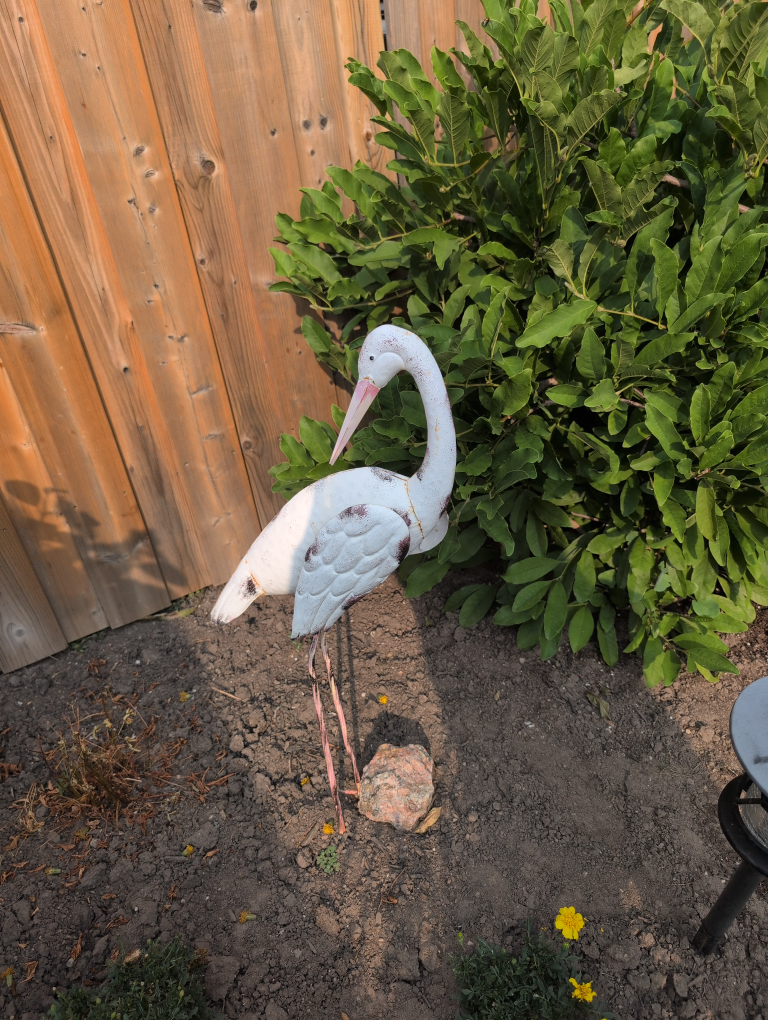 Garden Crane Ornament - photo 2