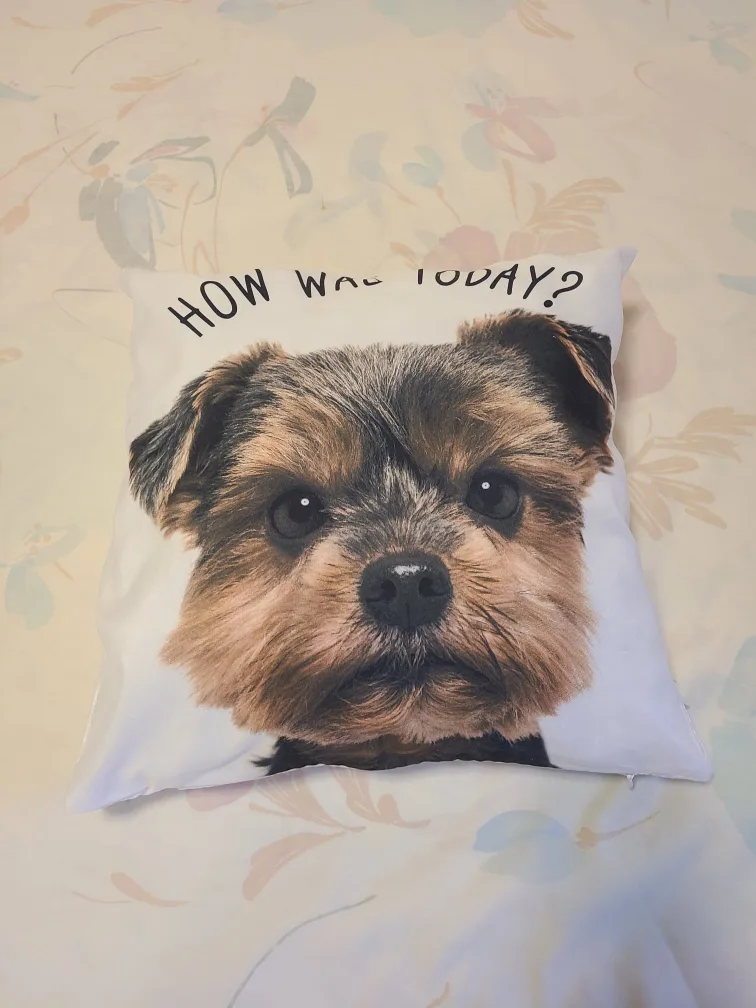 Dog Print Throw Pillow image indicator(2)