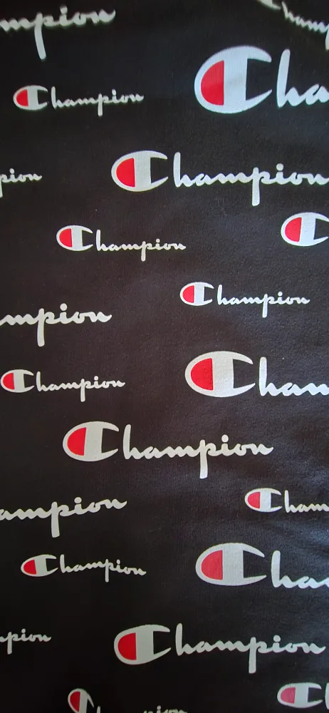 Champion All Over Print Hoodie - Black - Size L Youth image indicator(6)