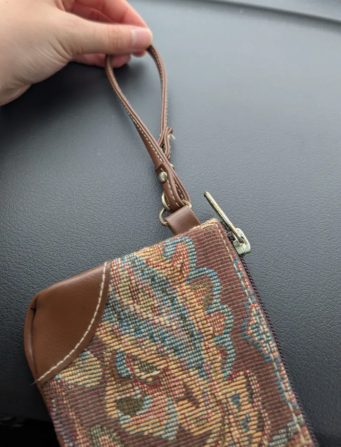 Sherpa Tapestry Wristlet Pouch thumbnail