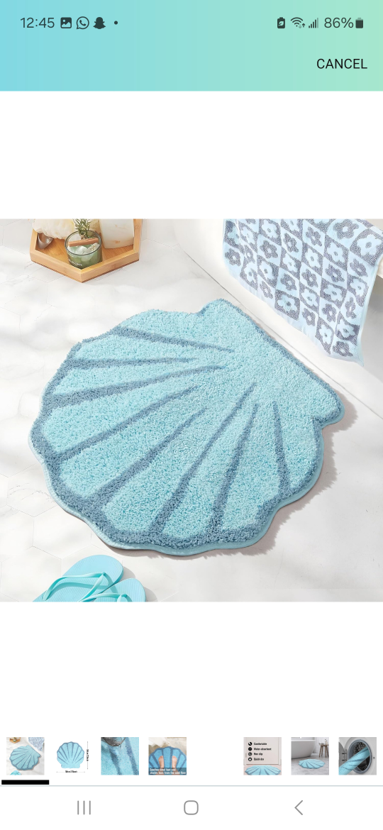 Seashell Shaped Bath Mats - photo 2