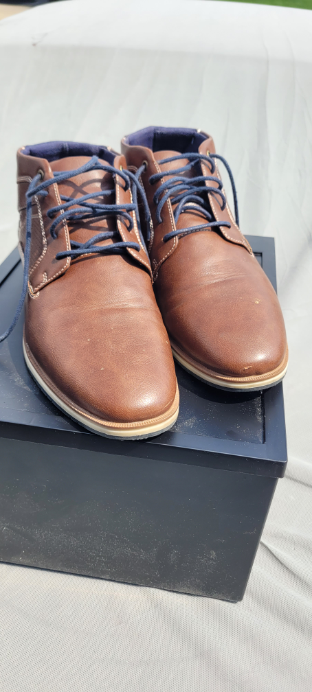 TOMMY HILFIGER ULAN MEN BOOTS  DARK 11.5M