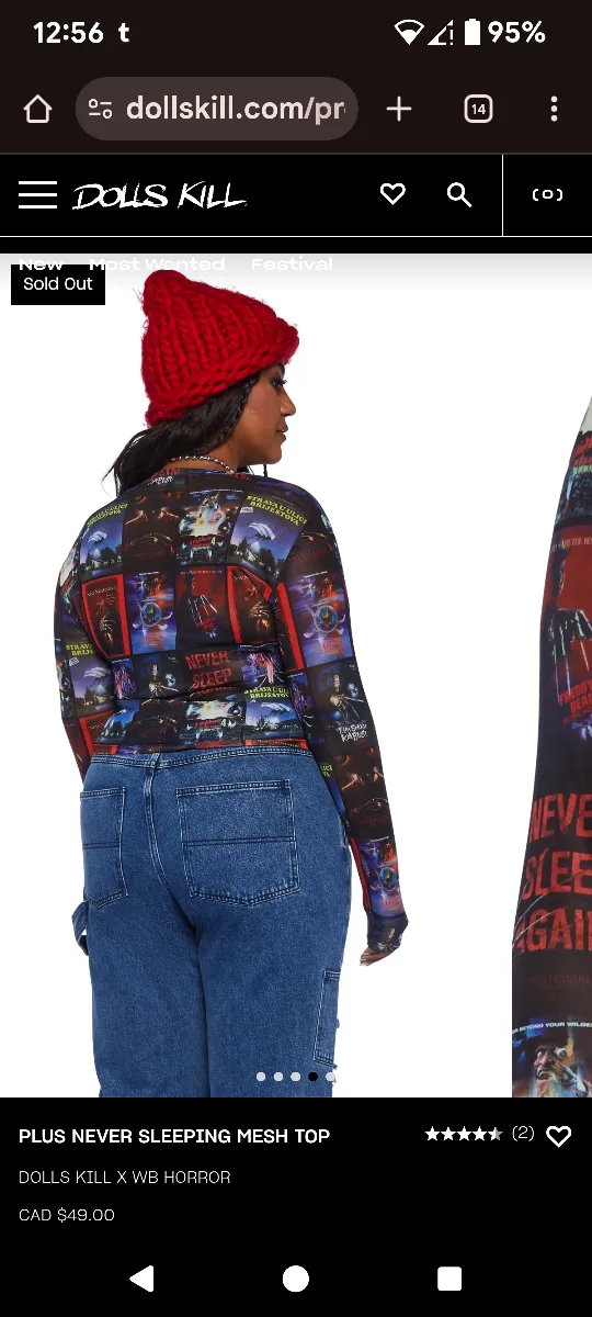 Freddy Krueger mesh top image indicator(4)