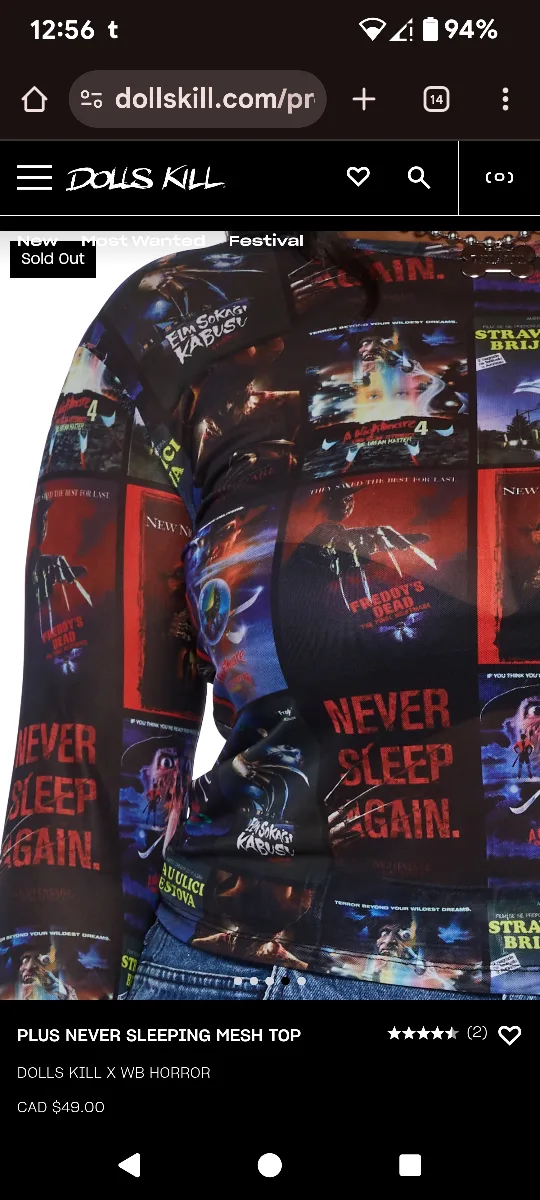 Freddy Krueger mesh top image indicator(5)