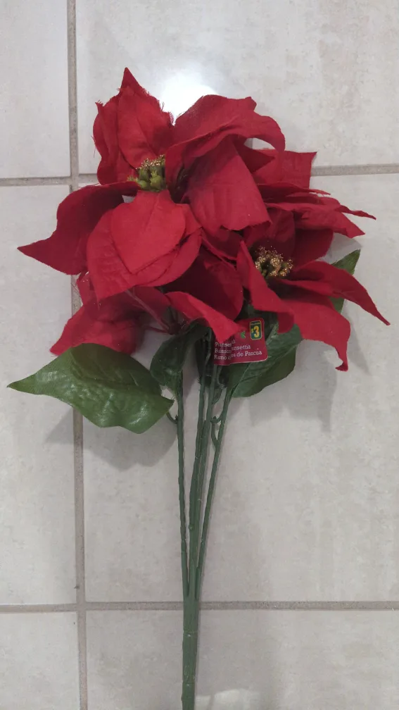 Artificial Red Flower Bundle thumbnail
