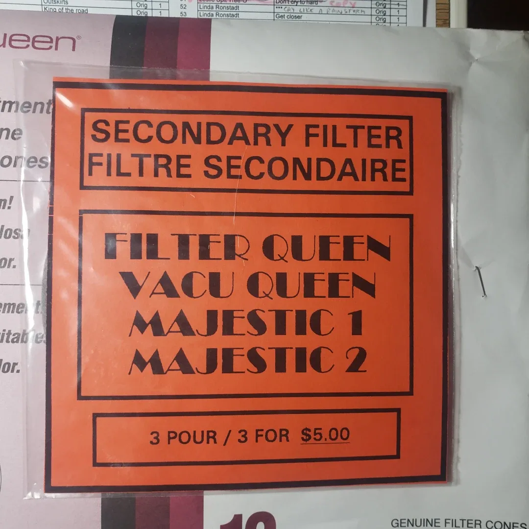 Filter Queen Health-Mor Filter Cones sold each filter image indicator(2)