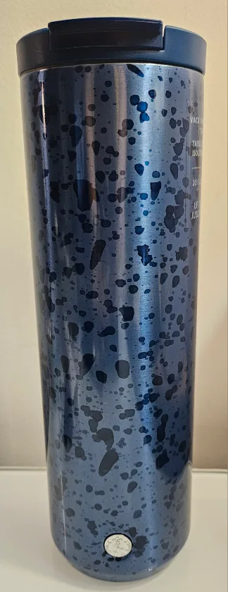 Brand New Starbucks Blue Speckled Tumbler - 20 oz image indicator(2)