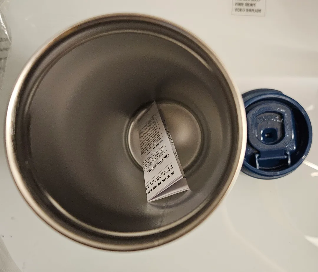 Brand New Starbucks Blue Speckled Tumbler - 20 oz image indicator(3)