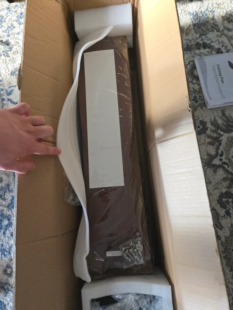 Foblks 52" Indoor/Outdoor Wood Ceiling Fan - NEW image indicator(3)