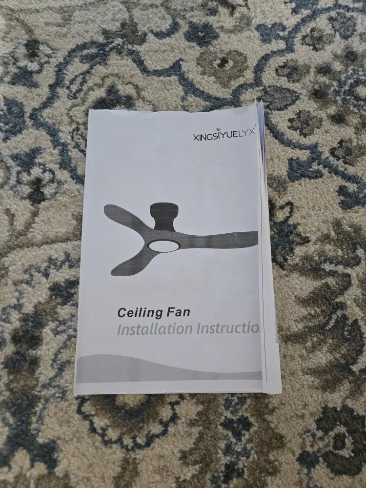 Foblks 52" Indoor/Outdoor Wood Ceiling Fan - NEW image indicator(5)
