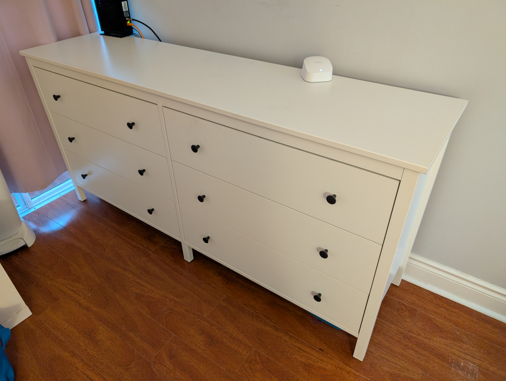 IKEA Hemnes White 6-Drawer Dresser