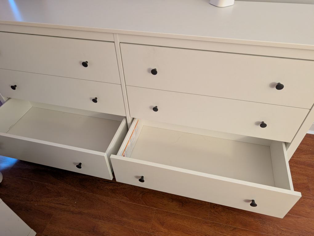 IKEA Hemnes White 6-Drawer Dresser - photo 5