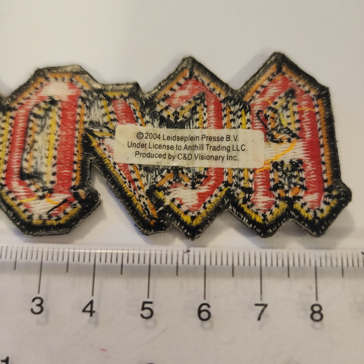 AC/DC Embroidered Patch - photo 2