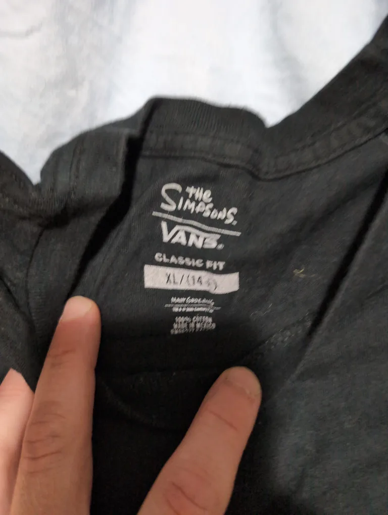 Limited Edition Vans x Simpsons Bart Skeleton Tee - Kids XL image indicator(4)