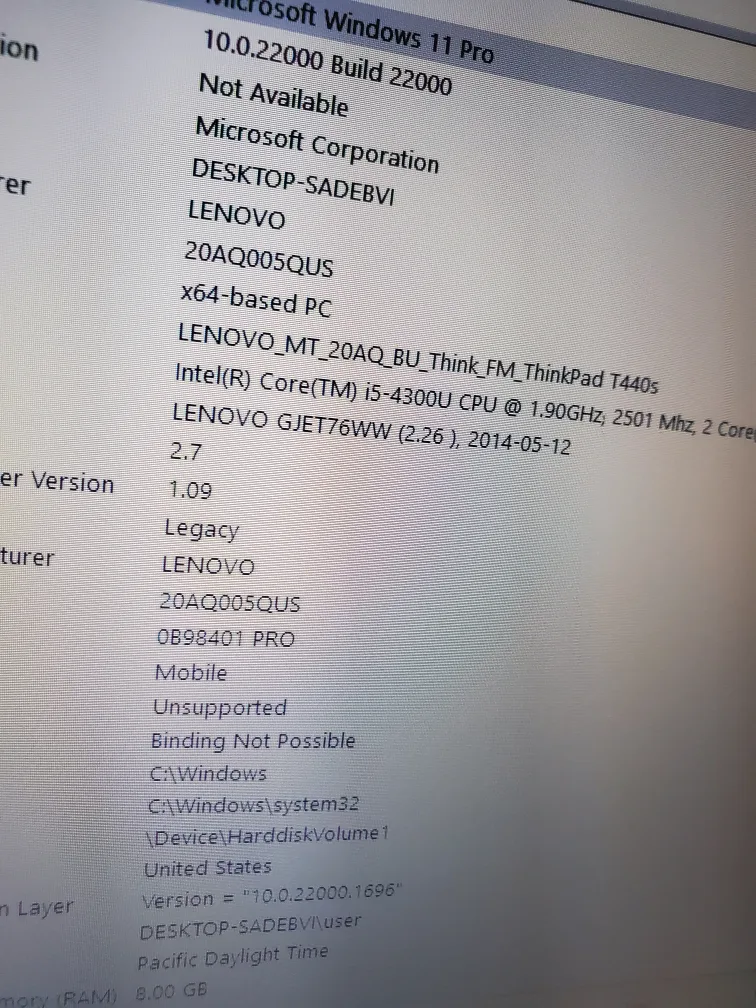 i5 windows 11pro Lenovo ThinkPad T440s Laptop image indicator(4)