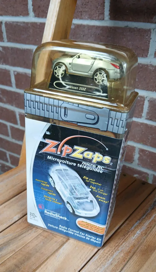 Vintage ZipZaps Micro RC Nissan 350Z Starter Kit - NEW thumbnail