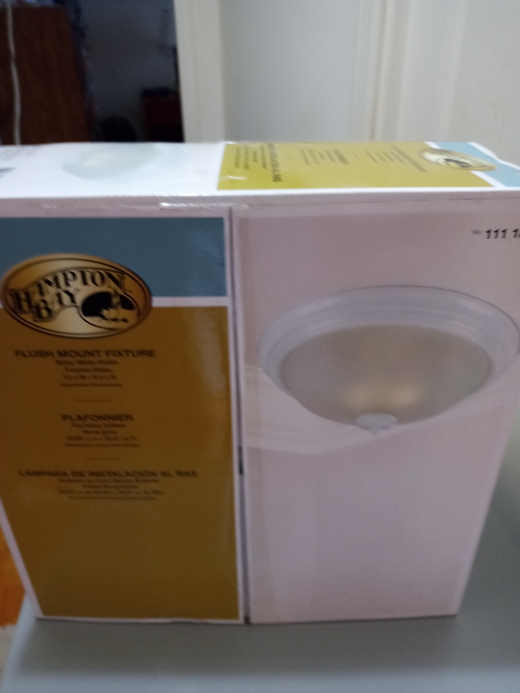 Hampton Bay Flush Mount Fixture - New in Box! - photo 2