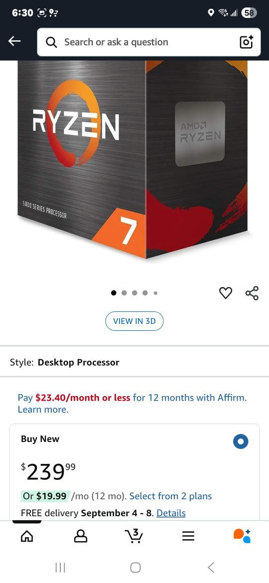 AMD Ryzen 7 5800X CPU - used like NEW - photo 4