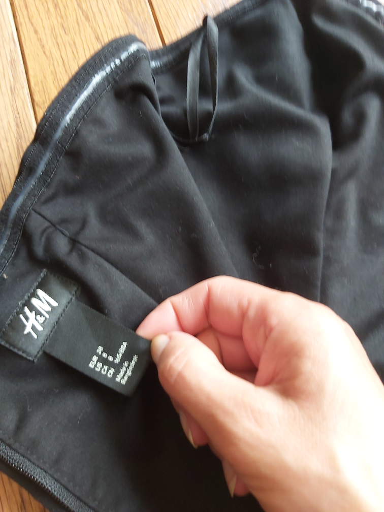H&M Black Strapless Dress - Size M - photo 2