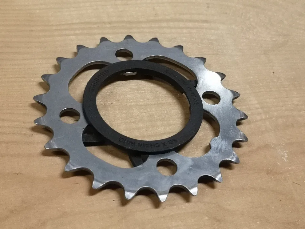 Bicycle Chainring 22 Tooth Cog Shimano Gear image indicator(2)