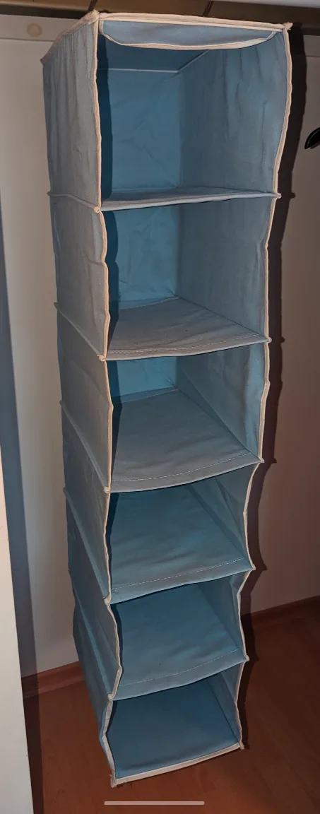 Hanging Closet Organizer - Blue thumbnail