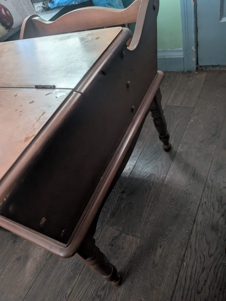 Vintage Wooden Sewing Table - photo 3