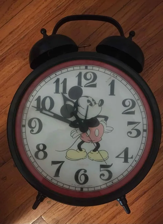 Vintage Disney Mickey Mouse Alarm Clock thumbnail