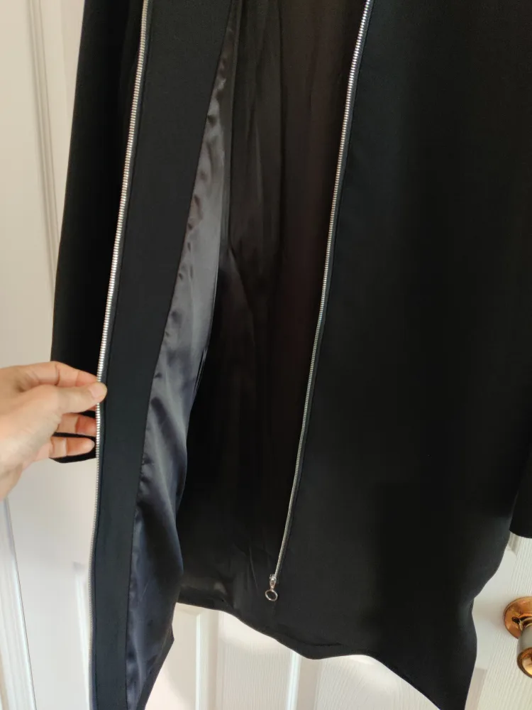 Long Black Jacket - Size M image indicator(5)