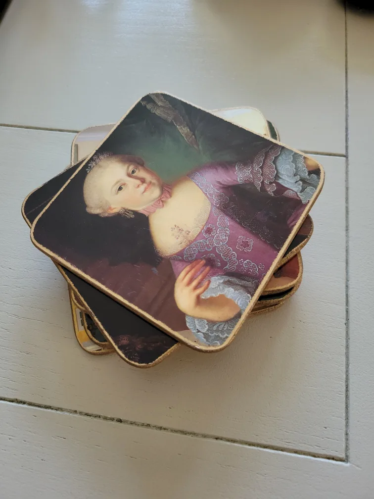 Mozart themed cork coasters! image indicator(9)