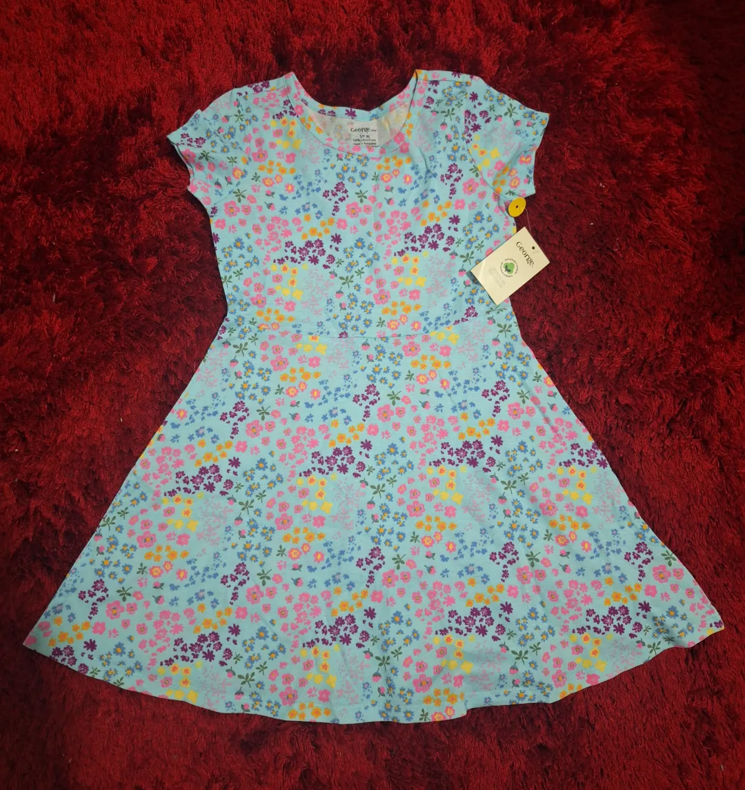 George Girls' Floral Dress - Size S (6) thumbnail