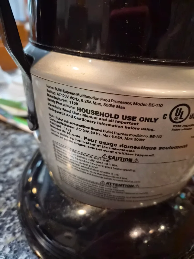 Bullet Express Trio Food Processor BE-110 image indicator(3)