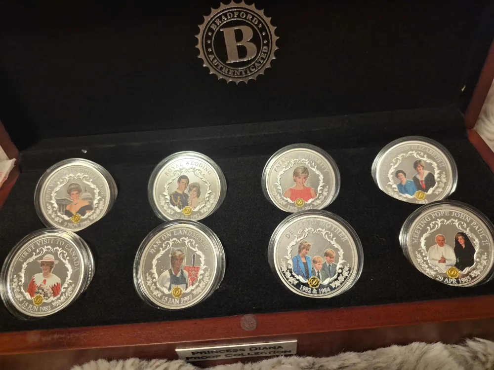 Princess Diana Proof Coin Collection image indicator(2)